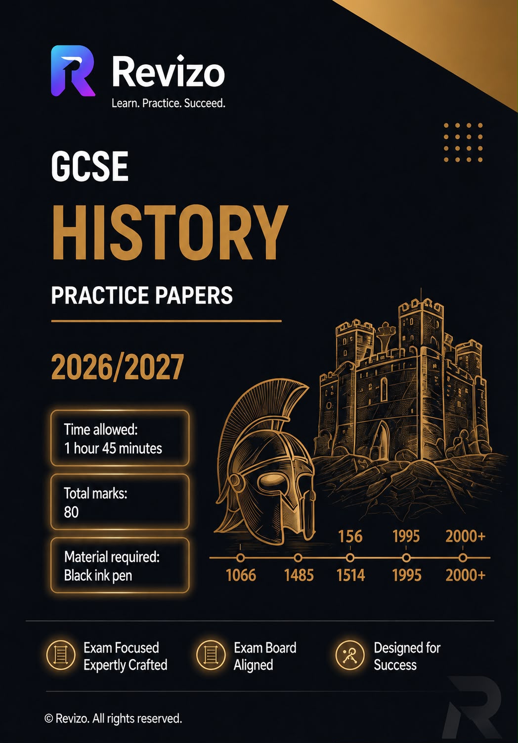 Revizo GCSE History Practice Paper cover