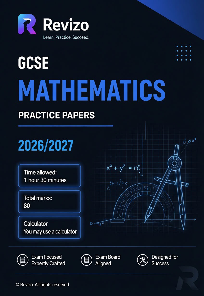 Revizo GCSE Mathematics Practice Paper front cover