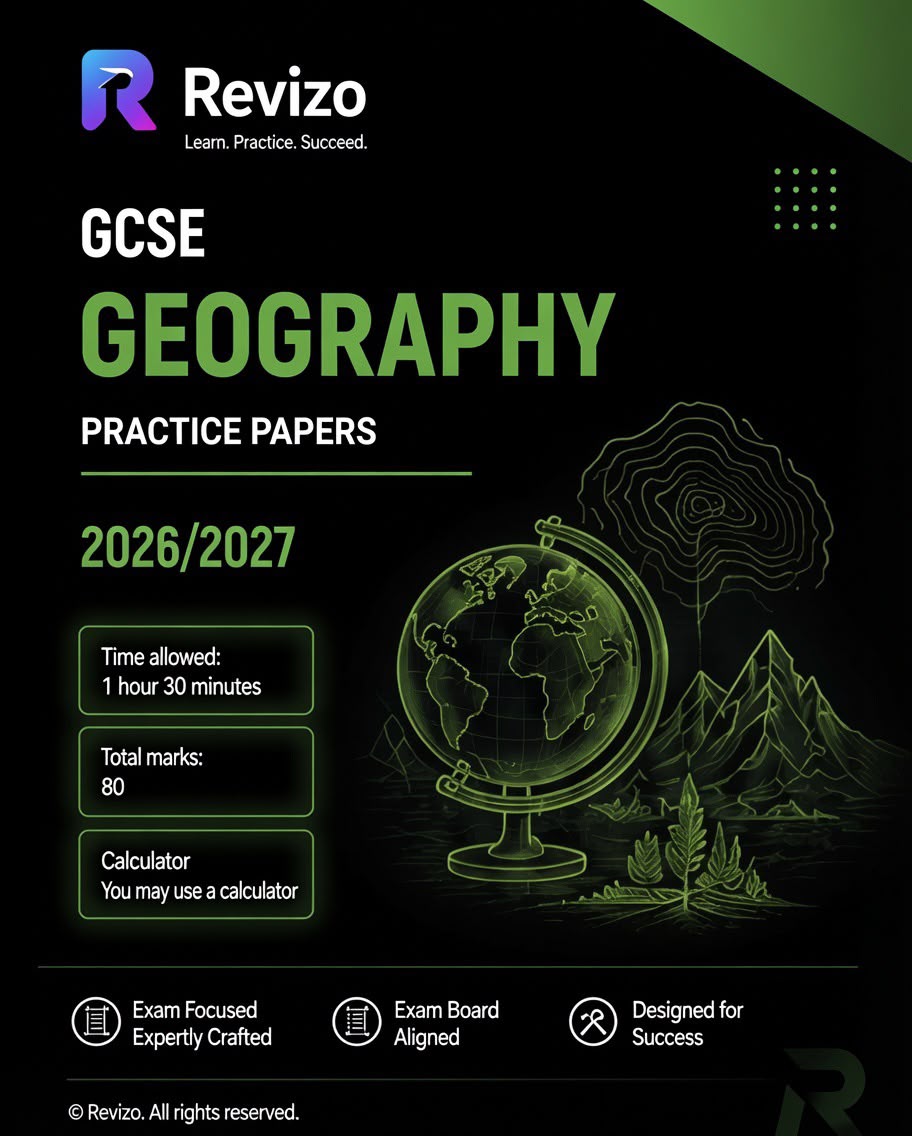 Revizo GCSE Geography Practice Paper cover